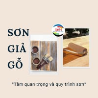 SƠN GIẢ GỖ