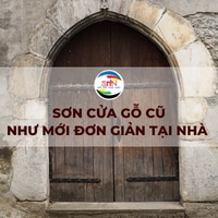 SƠN CỬA GỖ CŨ NHƯ MỚI ĐƠN GIẢN TẠI NHÀ
